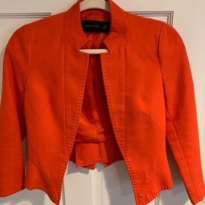 Zara Basic Red short blazer